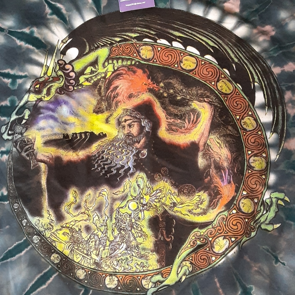 Vintage Mikio Kennedy "Celtic Wizard" Grateful Dead mint ,NOT PREOWNED,RARE...